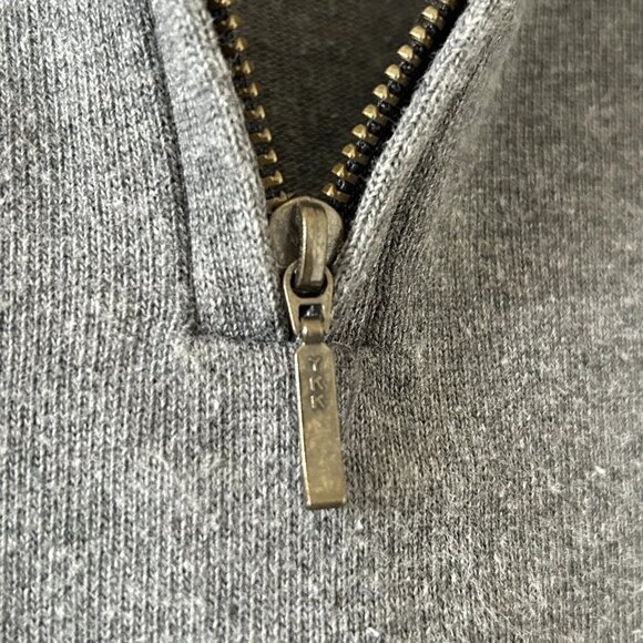 GAP VTG Pop On 1/3 Zip collar Sweater Men Sz Small - Picture 3 of 7